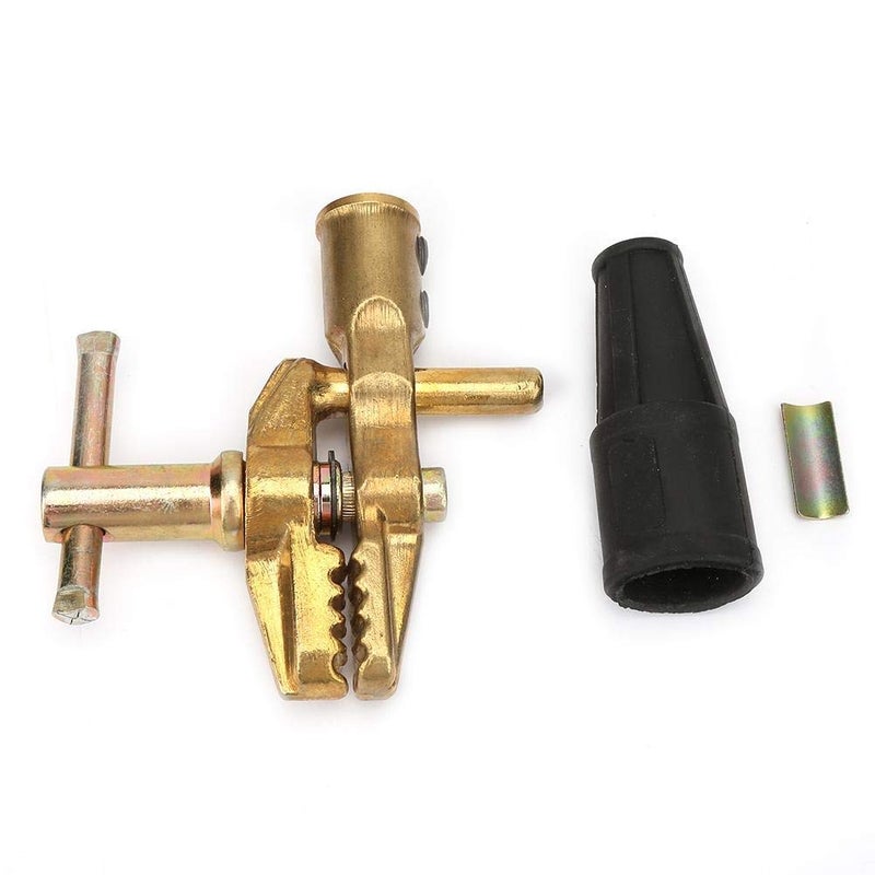 Thincol 600A Heavy Duty Brass Ground Welding Clamp, Industrial G-Type Ground Wire Clamp for Welder Tools - Image 4